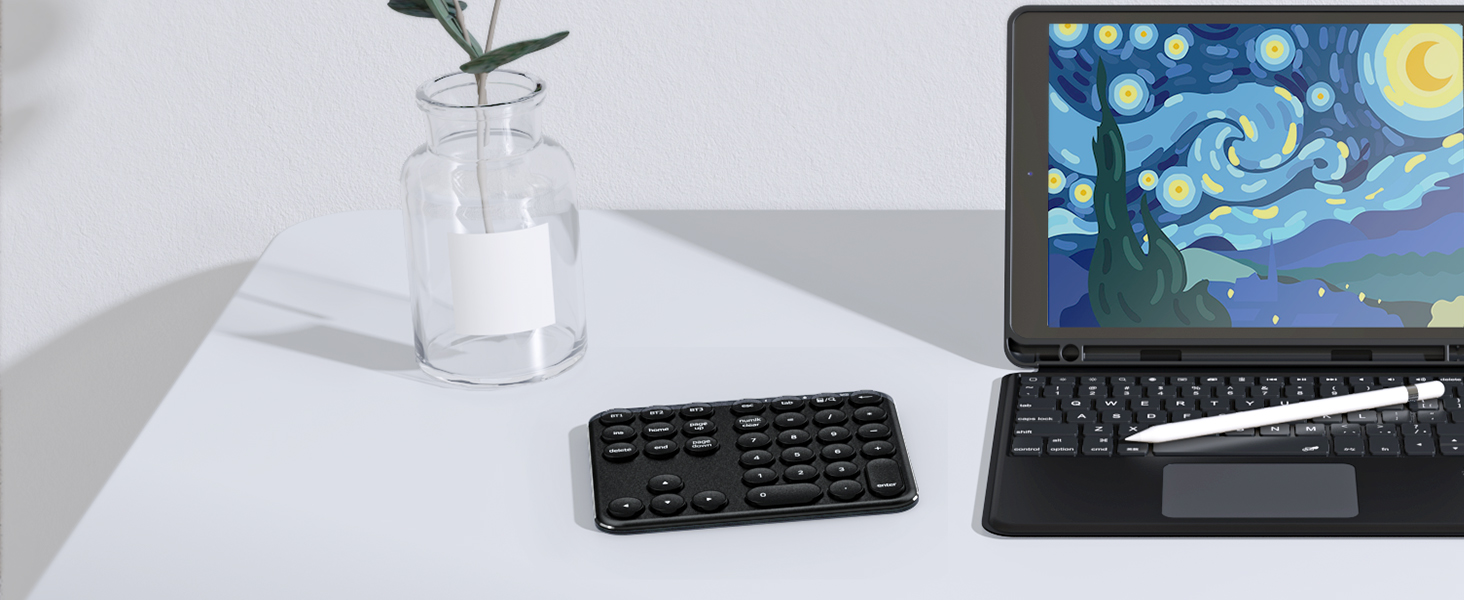 bluetooth number pad