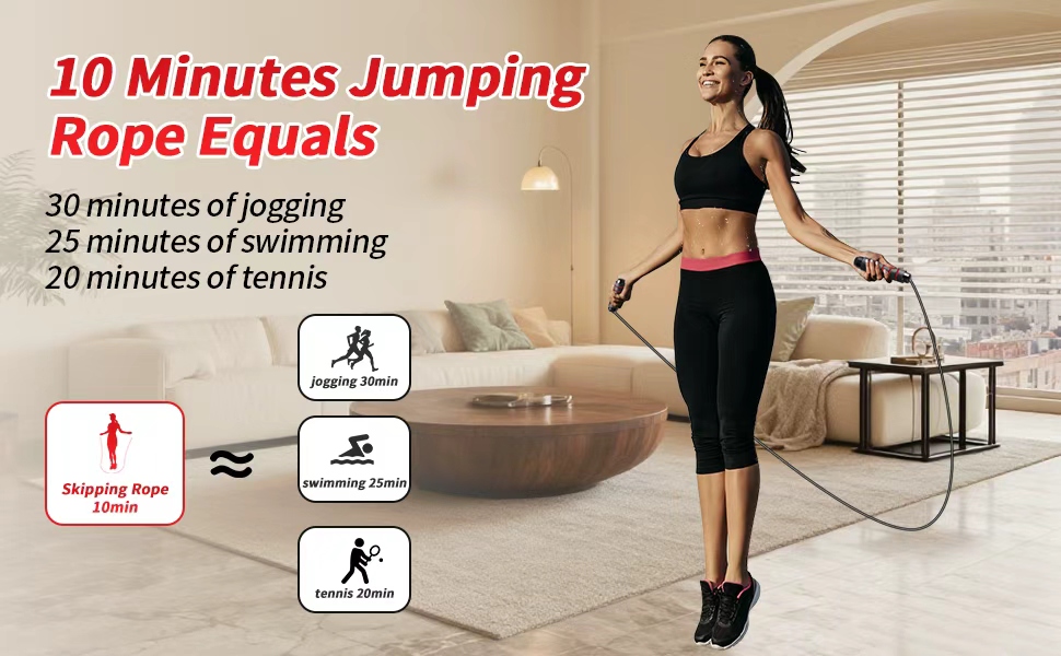 The benefits of skipping rope