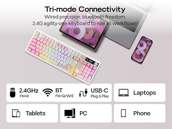 EPOMAKER TH99PRO Wireless Gaming Keyboard