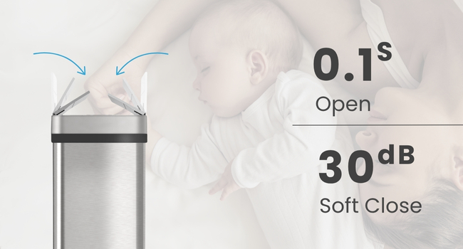 quite trash can for nursery