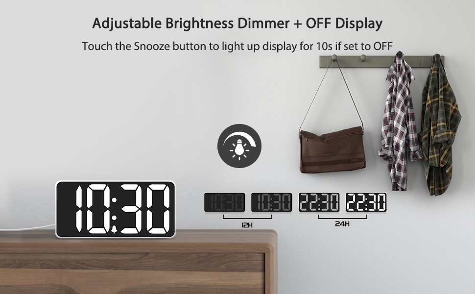 alarm clocks for bedrooms