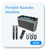 Yinker Karaoke Machine for Adults &amp; Kids with 2 Wireless Microphones, Portable Bluetooth Karaoke ...