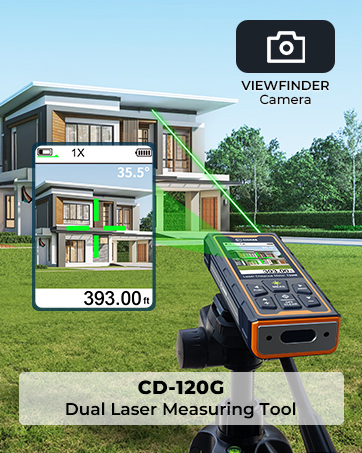 Outdoor laser measuring tool