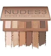 MYSTER ROSEY Nudes Series Mini Eyeshadow Palette, Velvety Matte Finish, 6 Nude Taupe &amp; Brown Neut...