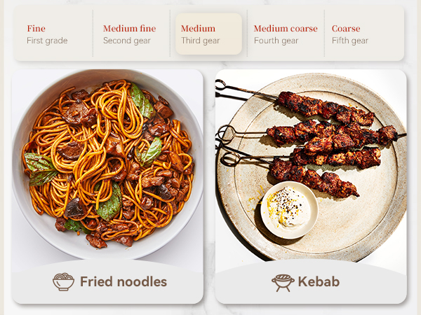 Electric Salt and Pepper Grinder Set