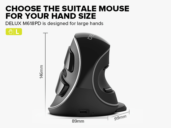 large ergonomic mouse