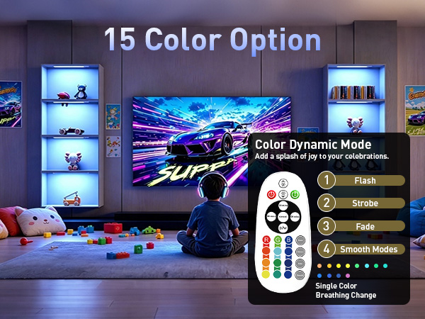RGB under cabinet lights
