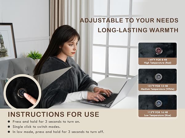 cordless electric blanket
