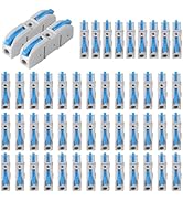 MELIFE 50PCS Lever Wire Connectors, 1 to 1 Inline Assemblable Wire Connector, Electrical Connecto...