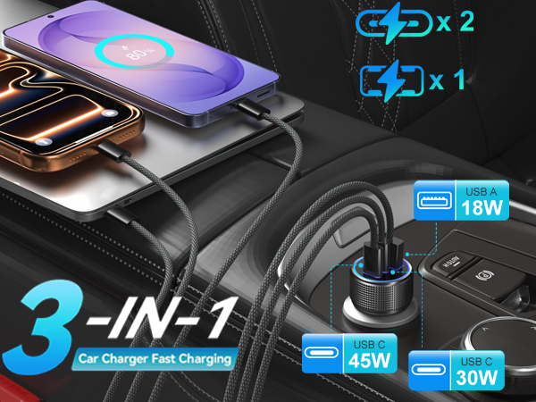 usb-c car charger