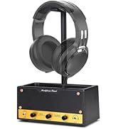 Lesdexzz Headphone Stand with Cable Storage, Display Music Lovers' Decorative Items &amp; Suitable He...