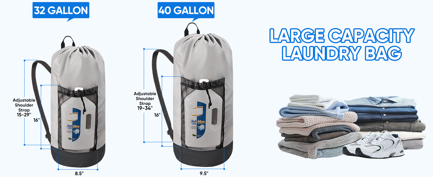 laundry backpack