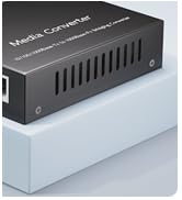 BLIYEE Gigabit SFP to RJ45 Fiber Media Converter, 1.25G Fiber to Ethernet Converter | 10/100/1000...