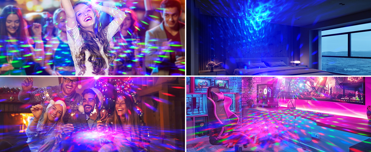 New upgraded ABS-ambiance light projector