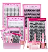 Lash Clusters Kit Eyelash Clusters Kit Fairy Cluster Eyelash Extensions Large Pack Lashes Cluster...
