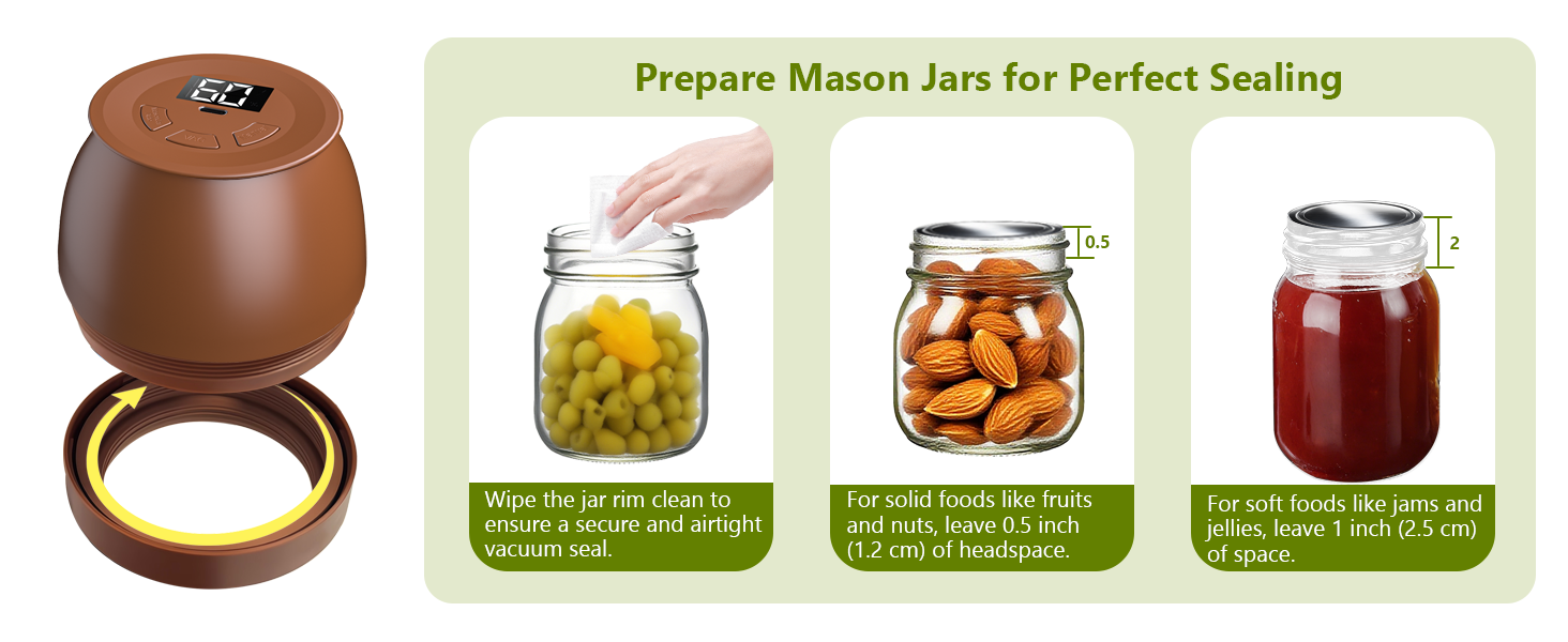 Mason Jar Vacuum Sealer