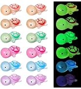 120pcs Mini Turtles Glow in The Dark Turtle Mini Resin Turtles Miniature Sea Turtle Figurines for...