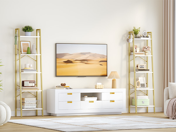 Narrow bookcase in living room