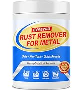 Eyaeyao Rust Remover, Rust Converter for Metal, Rust Stain Remover Powder for Metal Surfaces, Saf...