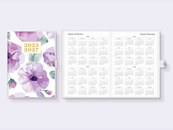 Monthly Planner 2025-2027, Monthly Calendar 2026 Planner