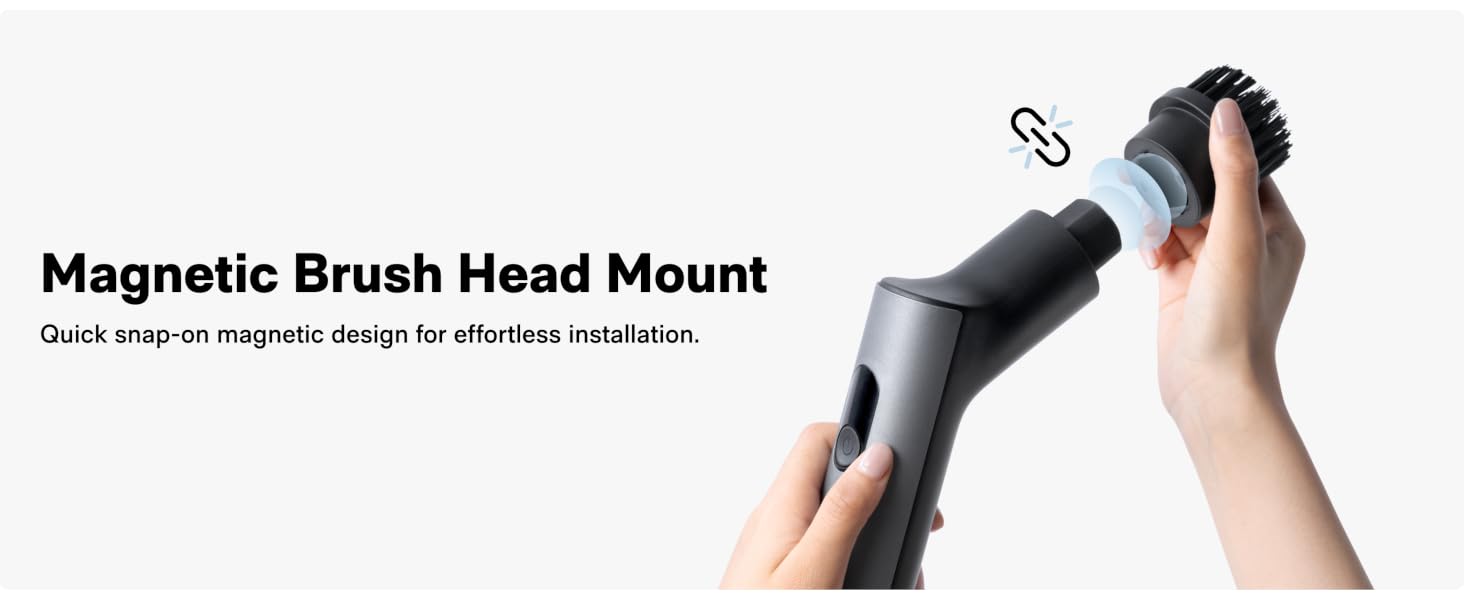 magnetic brush head mount
