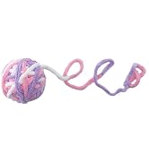 ZGLUZP Cat Ball Toy, Cat Toys,Interactive for Cat 1.97"" Yarn with Built-in Colorful Chewing Toy ...