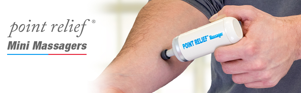 point relief mini massager handheld massage with head target pain relief stress