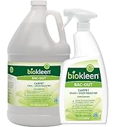 Biokleen Bac-Out Stain Remover for Carpet, Clothes - 32 Ounce and Gallon Refill 