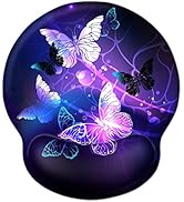 ToLuLu Ergonomic Mouse Pad Wrist Rest Support, Gel Mouse Pads with Non Slip Rubber Base Memory Fo...