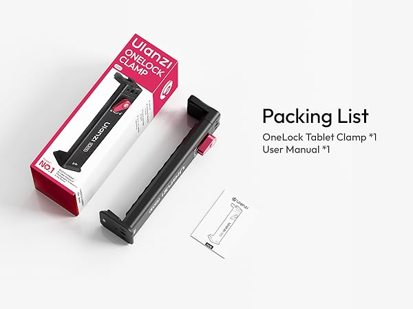 ULANZI Aluminum iPad Tablet Tripod Clamp