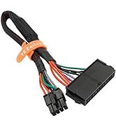 YEZriler 24 Pin to 8 Pin ATX PSU Power Adapter Sleeved Cable for DELL Optiplex 3020 5040 7020 902...
