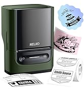 Nelko Label Maker Machine with Tape, PM220 Bluethooth Label Printer, 2 Inch Portable Thermal Prin...