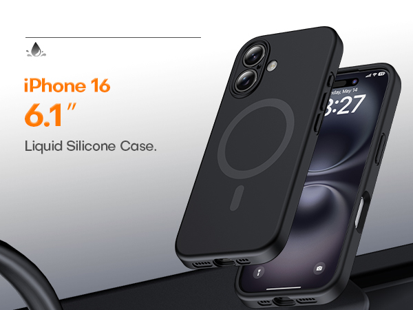 EXZLLEN Magnetic for iPhone 16 Case, Compatible with All MagSafe Accessories