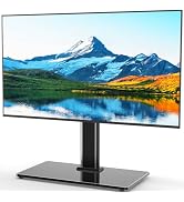 Supcline Universal TV Stand for 32-75 inch TVs up to 110 lbs, Height Adjustable Table Top TV Stan...