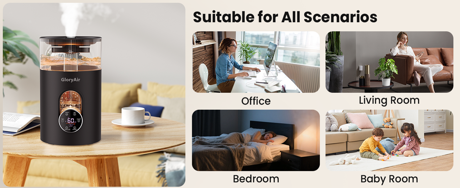 humidifier large room warm mist