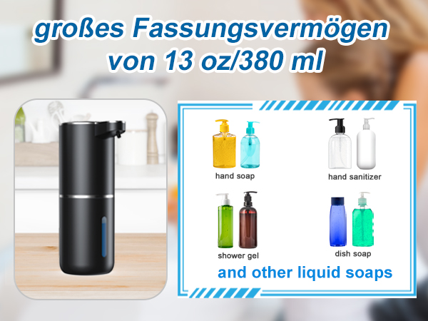 Dispenser 4 Adjustable Soap Dispensing Levels Wall Mount