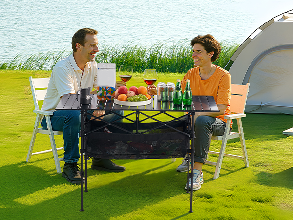 small outdoor table