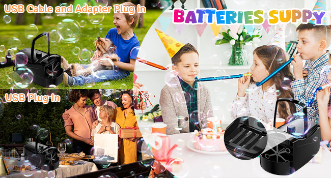 bubble machine for toddlers 1-3 for kids for parties for wedding bubble maker bubble blower