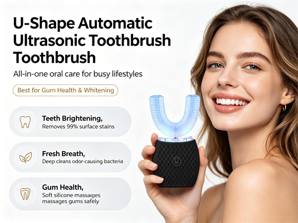 Ultrasonic U-Shaped Toothbrushes for Adult
