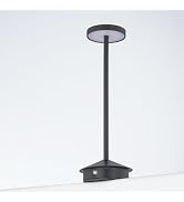East Grove Home Orbit LED Cordless USB-C Re-Chargeable Desk Lamp, 5200mAh Battery Operated with 3...
