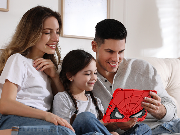 Spider-Galaxy Tab A11 Plus- Red Black M2