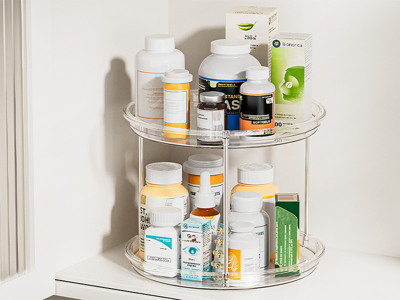 medicine cabinet organizer