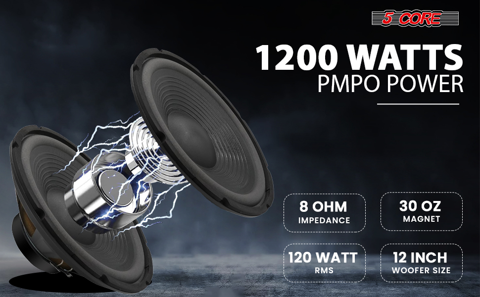 car woofer replacement audio subwoofer deep bass woofer speaker