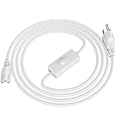 SHOPLED 5FT Plug Power Cord T5 T8 LED Tube Power Wire Cable with On/Off Switch 3 Prong Plug­ for ...