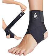 HiRui Ultrathin High-Elastic Ankle Wraps Ankle Brace for Men Women Kids, Adjustable Ankle Straps ...