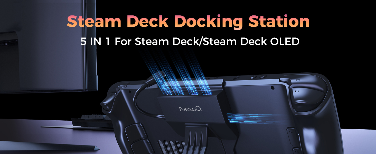 5 in 1 steam deck docking station