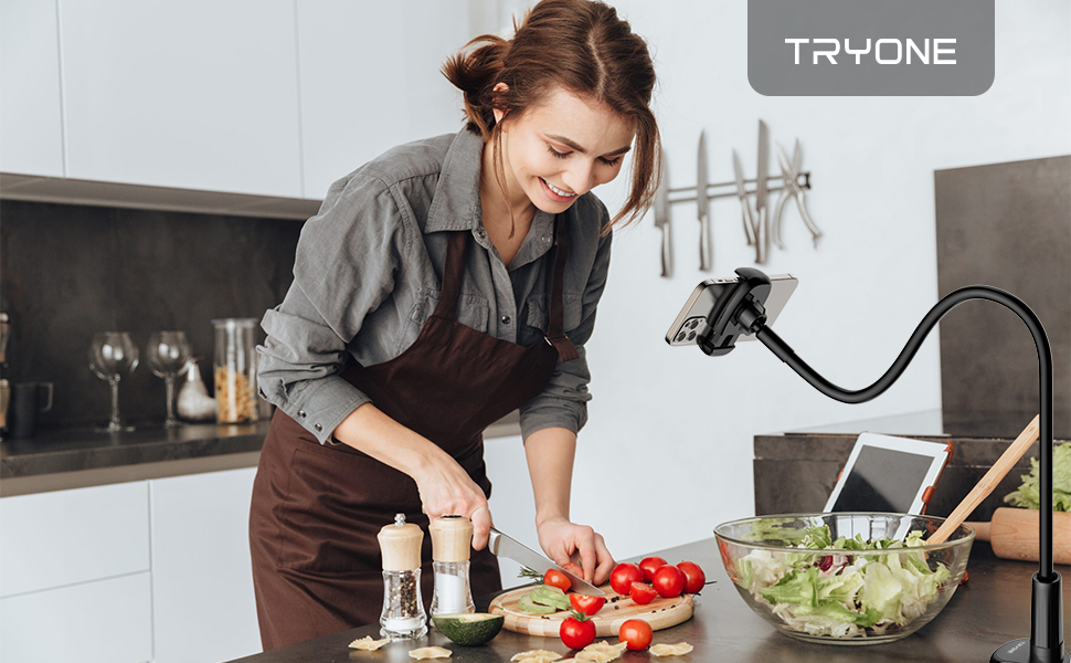 gooseneck phone holder