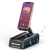 JTEMAN Phone Stand Wireless Bluetooth Speaker,Desktop Kitchen Gadgets Phone Stand,Portable Phone ...