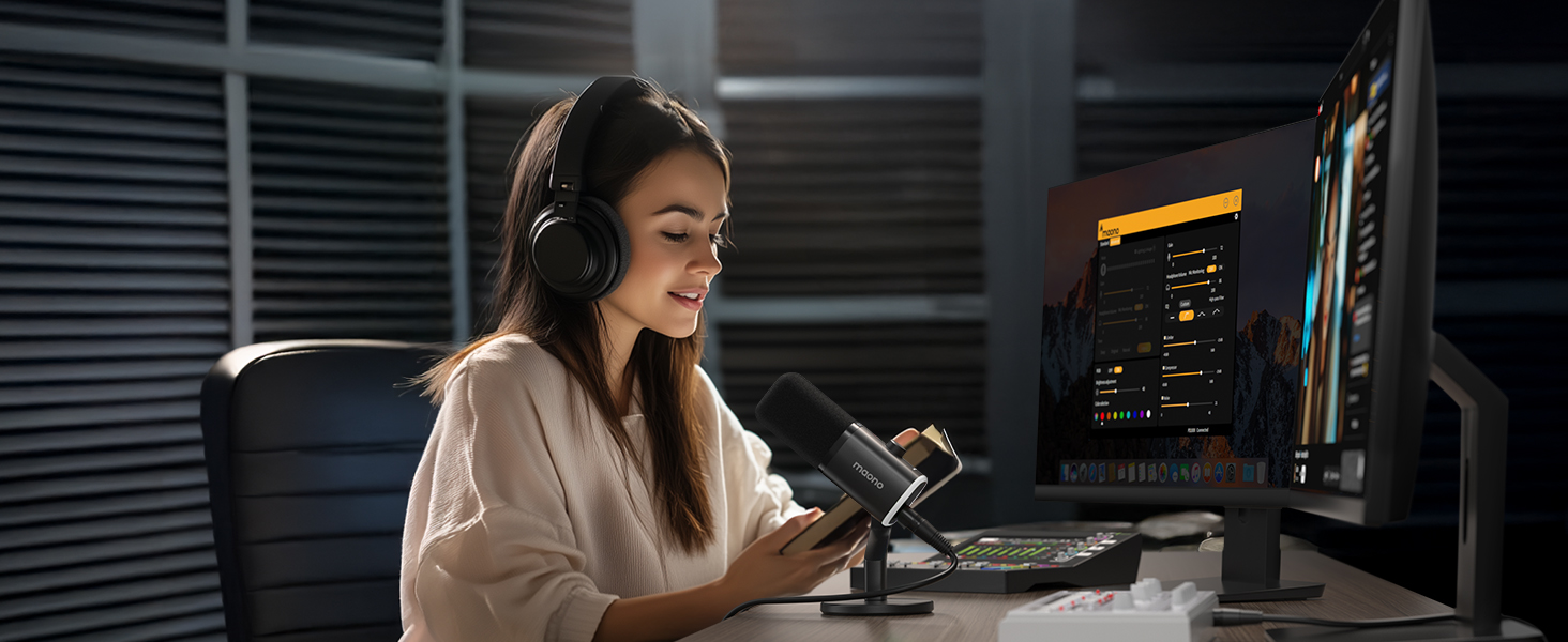 Streaming microphone