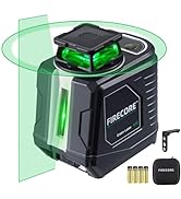 Firecore Laser Level 360 Self Leveling, Compact Green Cross Line Laser Leveler with Horizontal an...